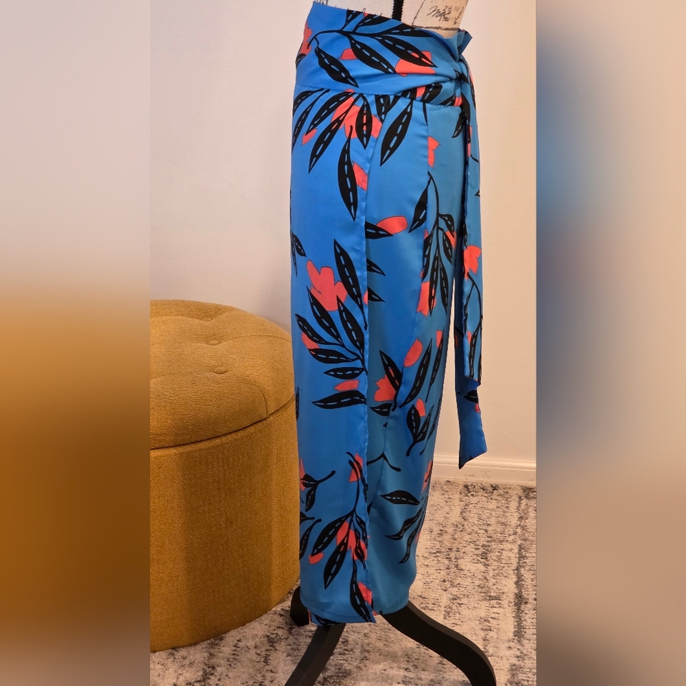VICI Floral Blue Maxi Wrap Skirt Size S. - Picture 6 of 14